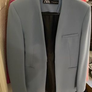 Zara Blue blazer. Worn lightly